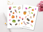 Preview: Halloween Candy Sticker Set